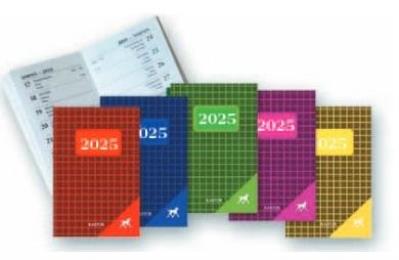 Opakowanie Kalendarz 2025 kieszonkowy karton MIX