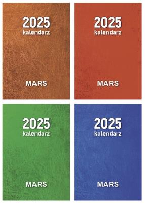 Kalendarz 2025 Kieszonkowy Mars. Wydawca: O-press. SmakLiter.pl Opakowanie Kalendarz 2025 Kieszonkowy Mars