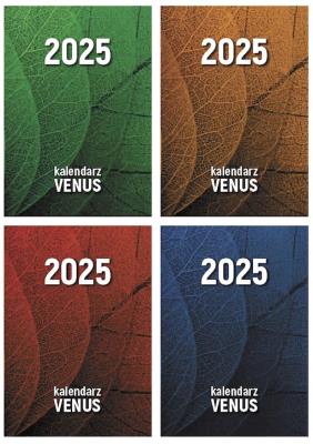 Kalendarz 2025 Kieszonkowy Venus. Autor: O-Press sp. z o.o.. SmakLiter.pl Okładka książki Kalendarz 2025 Kieszonkowy Venus