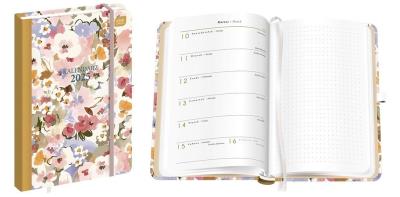 Opakowanie Kalendarz 2025 książkowy A5/96K Met.Bloom