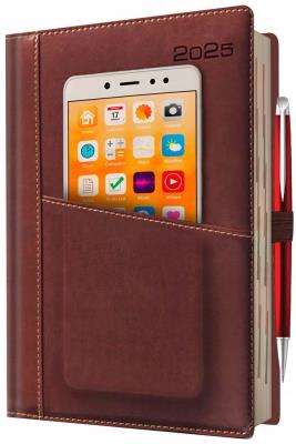 Opakowanie Kalendarz 2025 książkowy A5 dzienny praktyczny