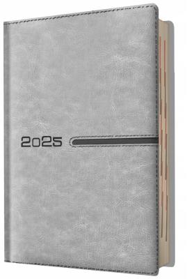 Opakowanie Kalendarz 2025 książkowy A5 dzienny terminarz szar