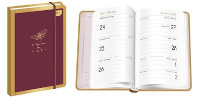 Opakowanie Kalendarz 2025 książkowy A6/96K Met.Satin