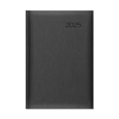 Opakowanie Kalendarz 2025 książkowy B6 dzienny Grafitowy