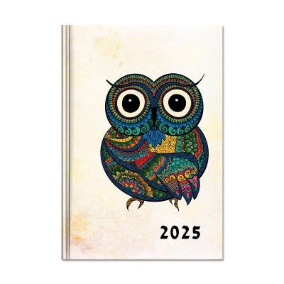 Opakowanie Kalendarz 2025 książkowy B6 dzienny Sowa