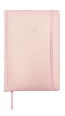 Opakowanie Kalendarz 2025 LUX A5 dzienny różowy metalic KK-A5D L