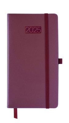 Opakowanie Kalendarz 2025 LUX B6 tygodniowy czerwony KK-DLT L