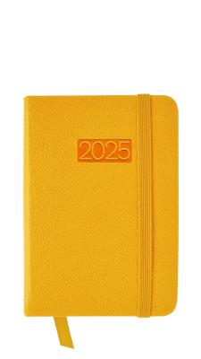Opakowanie Kalendarz 2025 LUX kieszonowy tygodniowy zółty KK-1L