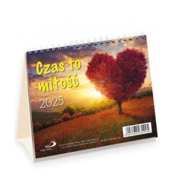Opakowanie Kalendarz 2025 na biurko - Czas to miłość