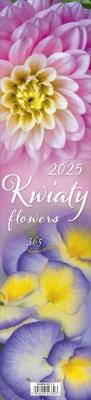 Kalendarz 2025 paskowy - Kwiaty. Wydawca: Parma Press. SmakLiter.pl Opakowanie Kalendarz 2025 paskowy - Kwiaty