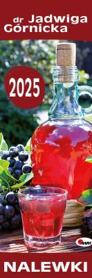 Kalendarz 2025 paskowy Nalewki. Wydawca: AWM kalendarze. SmakLiter.pl Opakowanie Kalendarz 2025 paskowy Nalewki