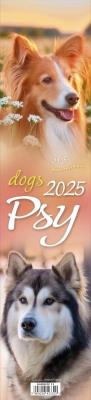 Kalendarz 2025 paskowy - Psy. Wydawca: Parma Press. SmakLiter.pl Opakowanie Kalendarz 2025 paskowy - Psy