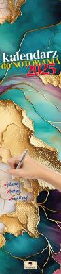 Kalendarz 2025 paskowy wąski Kalendarz do notowan.. Autor: Pan Kalendarzyk. SmakLiter.pl Okładka książki Kalendarz 2025 paskowy wąski Kalendarz do notowan.