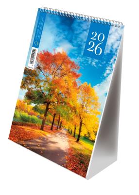 Kalendarz 2025 pionowy ze spiralką jesień. Wydawca: MICHALCZYK I PROKOP. SmakLiter.pl Opakowanie Kalendarz 2025 pionowy ze spiralką jesień