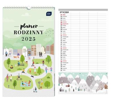 Opakowanie Kalendarz 2025 planer rodzinny Razem