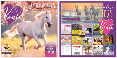 Opakowanie Kalendarz 2025 ścienny Classic Konie