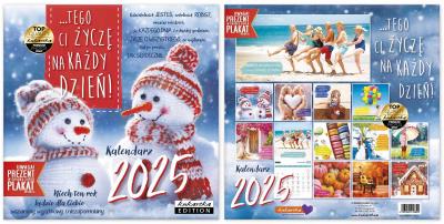 Opakowanie Kalendarz 2025 ścienny Classic Życzenia