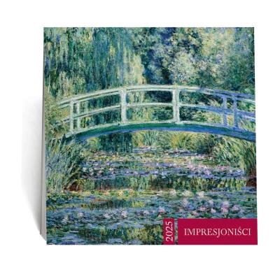 Kalendarz 2025 ścienny Impresjoniści. Wydawca: Eurograf BIS kalendarze. SmakLiter.pl Opakowanie Kalendarz 2025 ścienny Impresjoniści