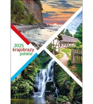 Opakowanie Kalendarz 2025 ścienny - Krajobrazy polskie