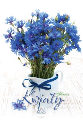 Opakowanie Kalendarz 2025 ścienny Kwiaty