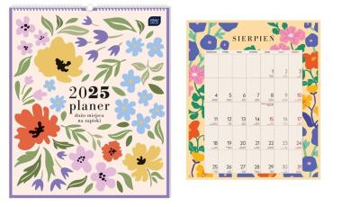 Opakowanie Kalendarz 2025 ścienny Kwiaty