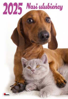 Opakowanie Kalendarz 2025  ścienny Nasi ulubieńcy