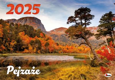 Opakowanie Kalendarz 2025 ścienny Pejzaże