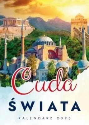 Kalendarz 2025 ścienny wieloplanszowy Cuda świata. Wydawca: Wydawnictwo Duszpasterstwa Rolników. SmakLiter.pl Opakowanie Kalendarz 2025 ścienny wieloplanszowy Cuda świata
