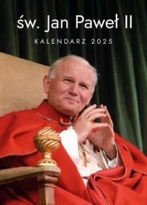 Kalendarz 2025 ścienny wieloplanszowy Jan Pawe II. Wydawca: Wydawnictwo Duszpasterstwa Rolników. SmakLiter.pl Opakowanie Kalendarz 2025 ścienny wieloplanszowy Jan Pawe II