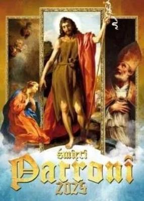 Kalendarz 2025 ścienny wieloplanszowy Patroni. Wydawca: Wydawnictwo Duszpasterstwa Rolników. SmakLiter.pl Opakowanie Kalendarz 2025 ścienny wieloplanszowy Patroni