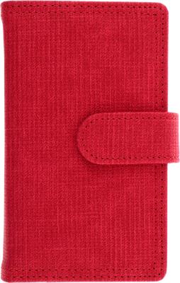 Opakowanie Kalendarz 2025 Sztruks B6 dzienny z zapięciem czerwony