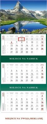 Opakowanie Kalendarz 2025 Trójdzielny Góry