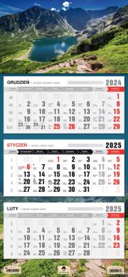 Opakowanie Kalendarz 2025 Trójdzielny KT1 Płaska Główka Mix