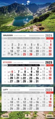 Kalendarz 2025 Trójdzielny płaska główka Czarny.... Autor: Pan Kalendarzyk. SmakLiter.pl Okładka książki Kalendarz 2025 Trójdzielny płaska główka Czarny...
