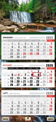 Kalendarz 2025 Trójdzielny płaska główka Karpacz. Autor: Pan Kalendarzyk. SmakLiter.pl Okładka książki Kalendarz 2025 Trójdzielny płaska główka Karpacz