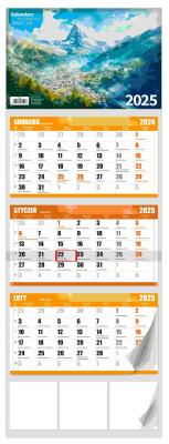 Opakowanie Kalendarz 2025 trzymiesięczny LUX MAXI MIX