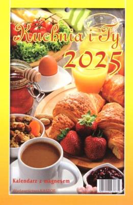 Opakowanie Kalendarz 2025 tygodniowy z magnesem Kuchnia i Ty
