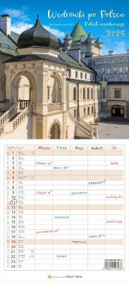 Kalendarz 2025 Wędrówki po Polsce. Wydawca: Parma Press. SmakLiter.pl Opakowanie Kalendarz 2025 Wędrówki po Polsce