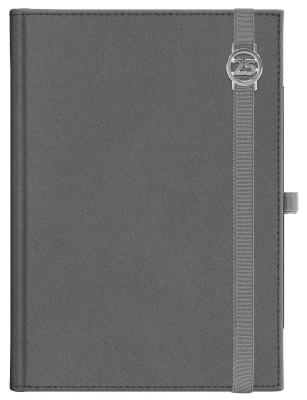 Opakowanie Kalendarz A4 tygodniowy z notesem Cross z gumką z azurową datówka Srebrny