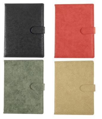 Opakowanie KALENDARZ A5 DZIENNY Z ZAPIĘCIEM 2024 FLOWER CZARNY