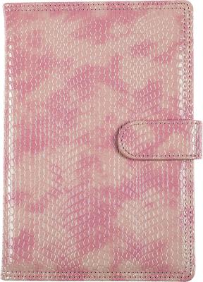 Opakowanie KALENDARZ A5 DZIENNY Z ZAPIĘCIEM 2024 LIZARD RÓŻOWY