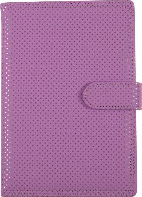 Opakowanie KALENDARZ A5 DZIENNY Z ZAPIĘCIEM 2024 SHINY FIOLETOWY