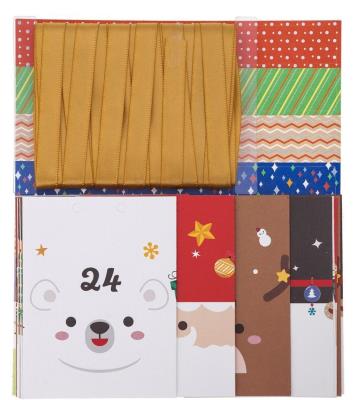 Opakowanie Kalendarz adwentowy DIY pudełeczka 24szt