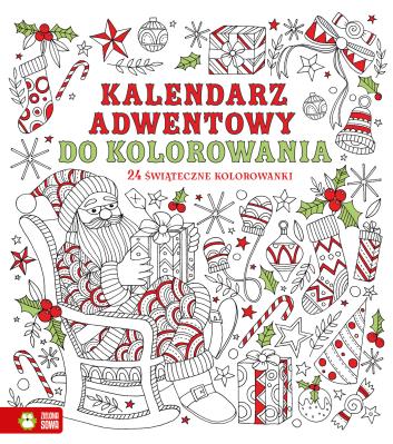 Okładka książki Kalendarz adwentowy do kolorowania