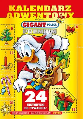 Okładka książki Kalendarz Adwentowy. Gigant Poleca Premium