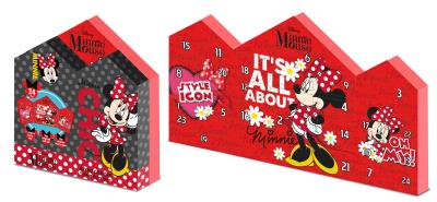 Kalendarz adwentowy Minnie 24 elementy WD22045. Wydawca: Kids Euroswan. SmakLiter.pl Opakowanie Kalendarz adwentowy Minnie 24 elementy WD22045