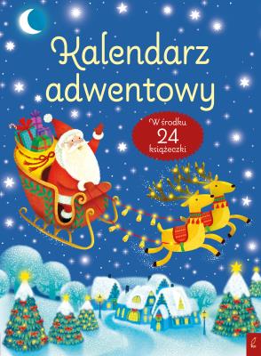 Okładka książki Kalendarz adwentowy niebieski