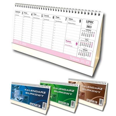 Opakowanie Kalendarz biurkowy 2023 poziom duży mix