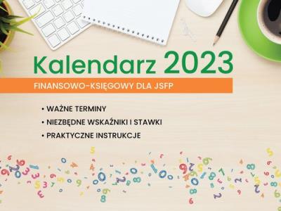 Opakowanie Kalendarz finansowo-księgowy 2023 w jsfp