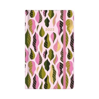 Opakowanie Kalendarz kieszonkowy 2023 Różowe liście ALBI
